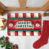 Funny Christmas Welcome Mat Door Mat Non-slip Floor Mat Entryway Mat Home Decor Style 1