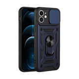 For iPhone 15 Series Stand Case Anti-Scratch Shockproof Protective Case Blue