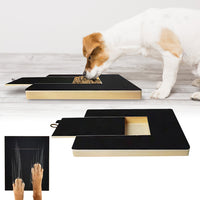 Dog Scratch Pad for Nails Scratching Board with Treat Box