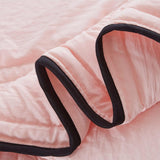 Summer Blankets Air Condition Comfort Lightweight Thin Quilt Pink