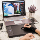 Digital Graphic Board Set Drawing Painting Animation Tablet Pad with Stylus