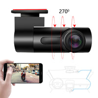 1080P Dash Cam WiFi HD Night Vision Wide Angle Dash Cam Video Recorder Camera