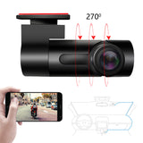 1080P Dash Cam WiFi HD Night Vision Wide Angle Dash Cam Video Recorder Camera