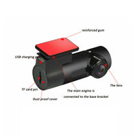 1080P Dash Cam WiFi HD Night Vision Wide Angle Dash Cam Video Recorder Camera