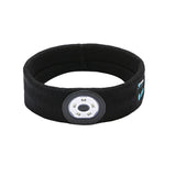 Bluetooth Headband Headphone Wireless Music Sports Headband with Headlamp