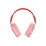 Colorful LED Wireless Headphones Bluetooth Stereo Earphones Over-Ear Headset Red