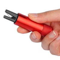 2-in-1 Car Safehammer Glass Breaker Safety Hammer Window Glass Breaker with Seat Belt Cutter Red