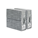 2Pcs Foldable Bed Sheet Organizer Clothes Bedding Storage Bags Style 2