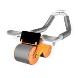 Automatic Rebound Abdominal Wheel Exercise Roller Wheel with 2 Elbow Support