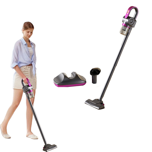 3-in-1 Wireless Handheld Vacuum Cleaner Household Bed Mite Removal Car Vacuum Cleaner Purple