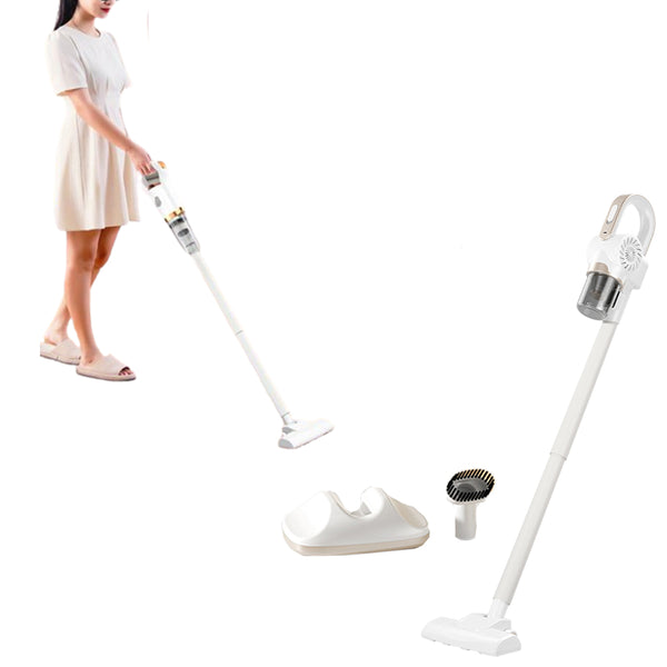 3-in-1 Wireless Handheld Vacuum Cleaner Household Bed Mite Removal Car Vacuum Cleaner White