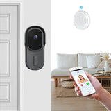 Wireless WiFi Video Doorbell Smart Tuya App Door Ring Intercom Security Bell with Camera
