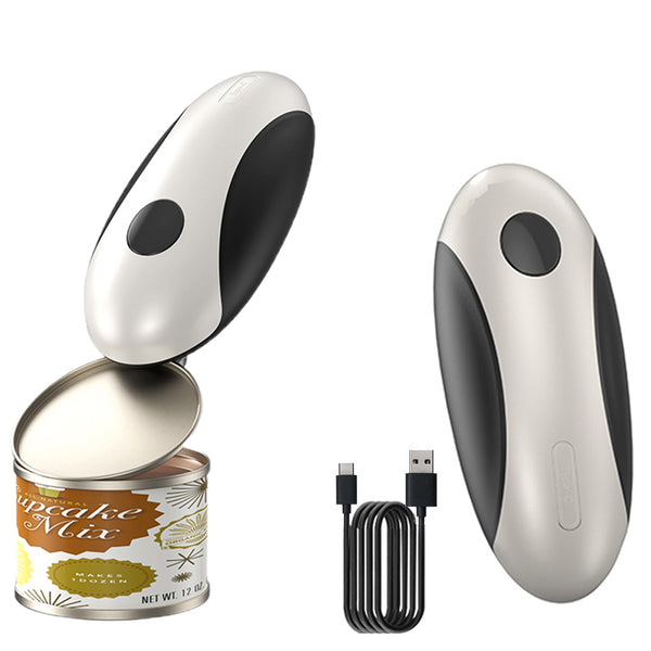 Electric Can Opener Portable Side Automatic Can Opener for Seniors