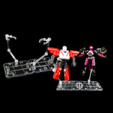 5Pcs Action Figure Display Stand Poseable Flight Display Stand Model Bracket