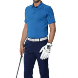 Men’s Golf Gloves PU Leather Non Slip Adjustable Gloves for Practice Left Hand