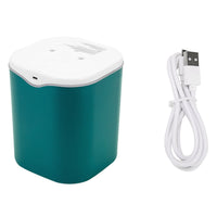 2L USB Double Spray Humidifiers with Colorful Light Cool Mist Ultrasonic Steam Air Humidifier Green