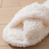 Non Slip Open Toe Slippers for Women Indoor and Outdoor White