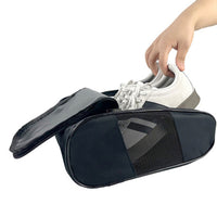 Zipper Golf Shoe Carry Bag with Top Handle Golf Accessories