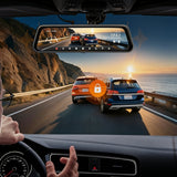 10 Inch 4K Dual Dashcam Front Rear Camera for Car