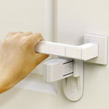 2Pcs Easy-to-Install Lever Lock Adhesive Secure Latch for Pets