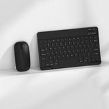 Ultra-Slim Portable Wireless Bluetooth Keyboard & Mouse Combo for Tablets and Laptops Black