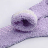 4 Pairs of Women Soft Warm Indoor Socks Stretchy Cozy Home Slipper Socks