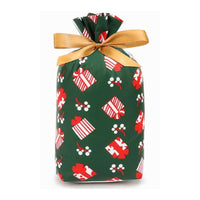 50Pcs Christmas Drawstring Candy Bags Christmas Treat Bags Xmas Party Goodie Wrapping Bags Green