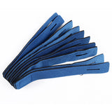Fishing Rod Straps 10PCS Clips for Casting Spinning Fly Rod Blue