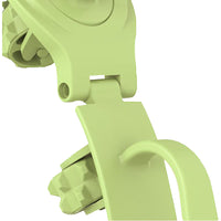 11 Roller Detachable Annular Leg Clamp Massager Neck Shoulder Massager Manual Muscle Relaxer Green