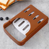 Foldable Bread Cutter Guide for Home Baking – Toast Slicing Tool