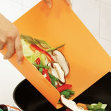 6 PCS Flexible Cutting Boards for Kitchen Non Slip Cutting Mat for Meat and Vegetables