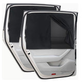 2PCS Car Window Sun Shades Double Layer Magnetic Rear Window Privacy Cover