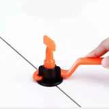 50 PCS Tile Leveling System Clips Levelling Spacer Tiling Tool Floor Wall Wrench