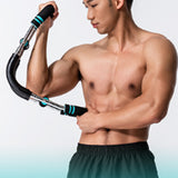 Adjustable Twister Arm Exerciser Spring Workout Bar Exercise Strengthener Home Fitness Equipment