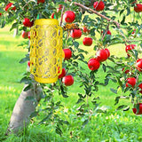Set of 2Pcs Wasp Trap Outdoor Hanging Jacket Trap Reusable Wasp Catcher Sticky Wasp Repellent