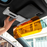 2-in-1 Car Sun Visor Extender Adjustable Auto Sunshade for Most Vehicles