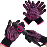 2 PCS Heat-Resistant Styling Gloves for Curling Irons and Hot Brushes