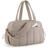 Gym Bag for Women Travel Duffle Bag with Wet Pocket Carry on Weekender Bag Khaki