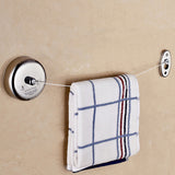 9FT Stainless Steel Retractable Clothesline – Indoor Bathroom Drying