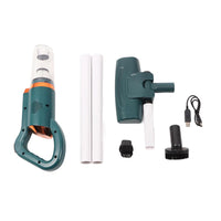 Cordless Electric Stick Vacuum Cleaner Handheld Vacuum Cleaner for Car Carpet Cleaning Green