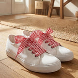 6 Pairs Shoe Laces Fashion Soft Satin Ribbon Shoelaces for Sneakers Boots