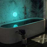 RGB Shower Light Rechargeable Waterproof 12 Colors with Remote Timer