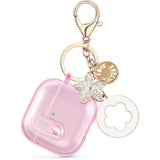 Earphones Case for Apple AirPods 4 – Soft TPU Clear Protective Case Pink