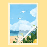 50 PCS Self Adhesive Cold Laminating Sheets for Photo Document