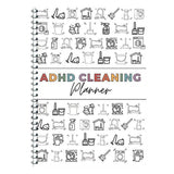 Household Cleaning Planner with Vibrant Themes Daily Weekly Monthly Cleaning Schedule Organizer