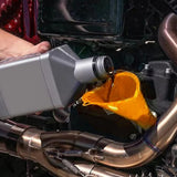 Crankcase Fill Tool Primary Case Oil Funnel Oil Change Kit Compatible with Harley