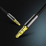 4 PCS 3.5mm AUX Audio Cables for Phones Computers Speakers