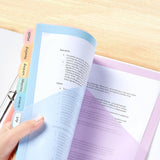 8PCS Plastic Binder Dividers with Tabs A4 Subject Dividers for Student Teacher