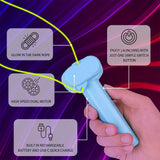String Rope Launcher Fidget Toy Glow in The Dark Rope String Shooter Christmas Birthday Party Favor Blue