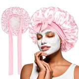 Satin Sleep Bonnet Hair Wrap For Women Sleeping Style 1